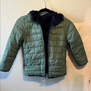 Children's Green Puffer Jacket